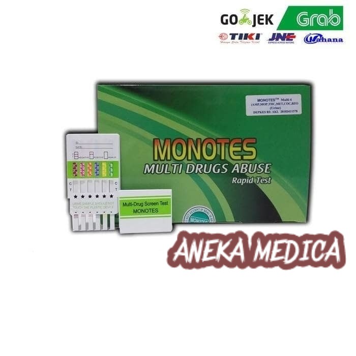 Rapid Test orient gene Multidrugs 6 ( AMP/MOP/THC/MET/COC/BZO), Urine Test Satuan