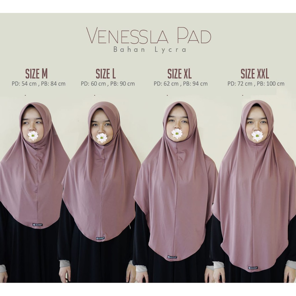 AGHNIA - Venessla Pad Stella Jilbab Instan-1