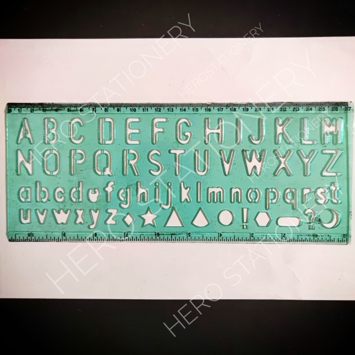 

Eklusif Set Penggaris Cetakan Huruf 4 Ukuran Gilaa!!!