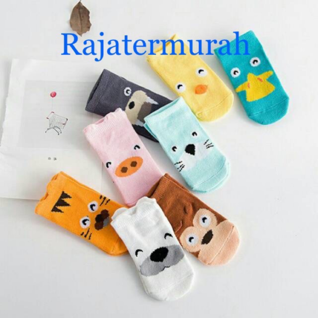 Kaos Kaki Baby Korea 3D Animal S(0-12bln) Best SELLER