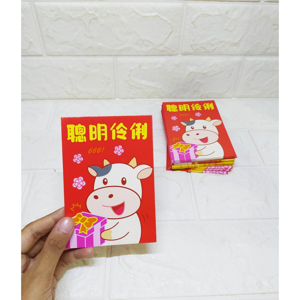 Angpao Sedang MOO MIX isi 36 pcs - Angpao Chinese New Year