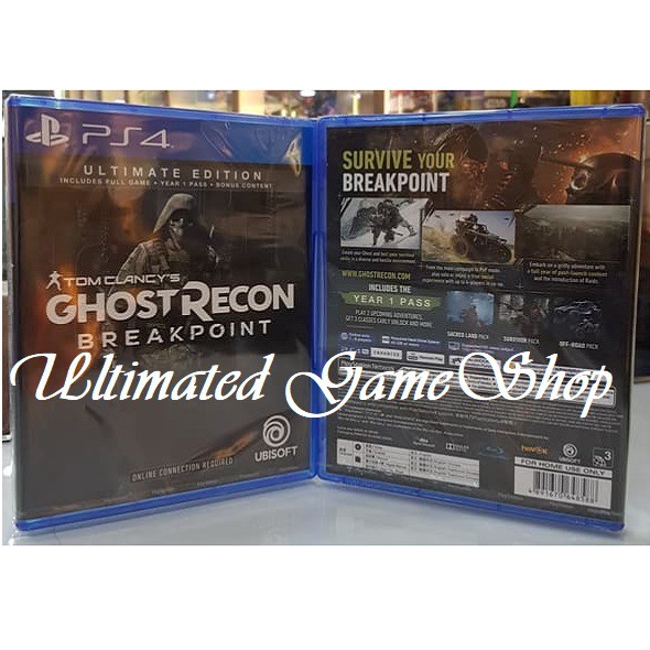 Tom Clancy S Ghost Recon Breakpoint Ultimate Edition Ps4 Shopee Indonesia