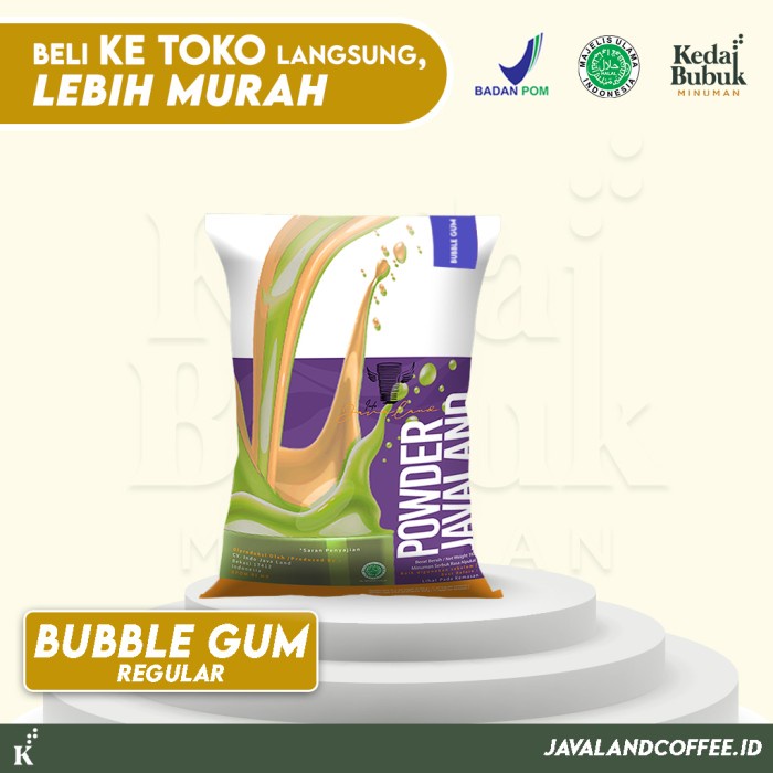 

DISKON - (BISA COD) Bubuk Minuman Bubble Drinks 1Kg Rasa Bubble Gum