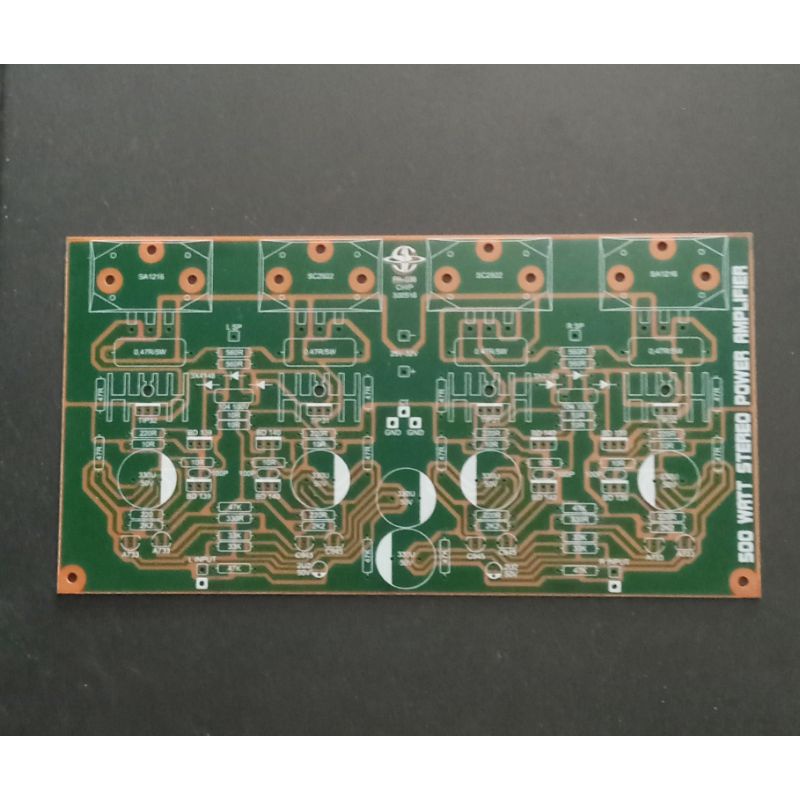 PCB Power Amplifier 3 Tingkat Simetris Stereo PA-036
