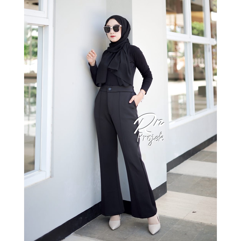 Celana Bahan Scuba Terbaru 2022 / Celana Terbaru 2022 / Celana Terlaris / Celana Wanita Terbaru 2022