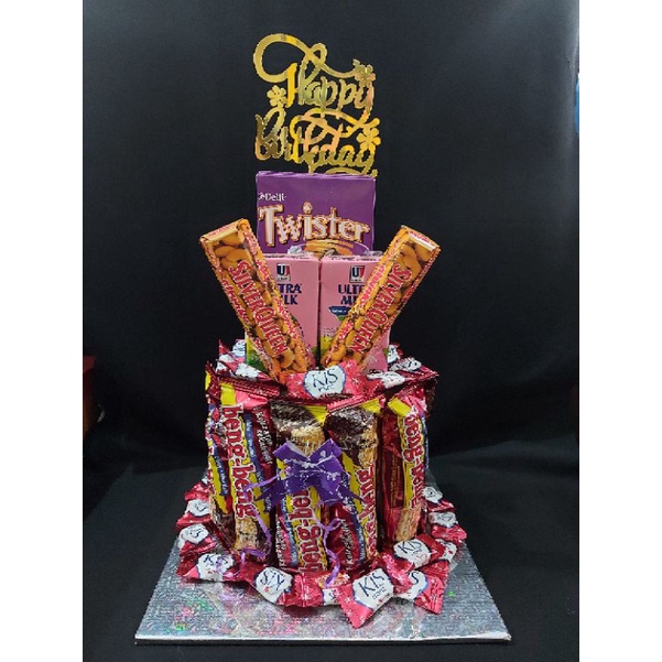 snack cake / snack ulang tahun / snack tower / kue ulang tahun