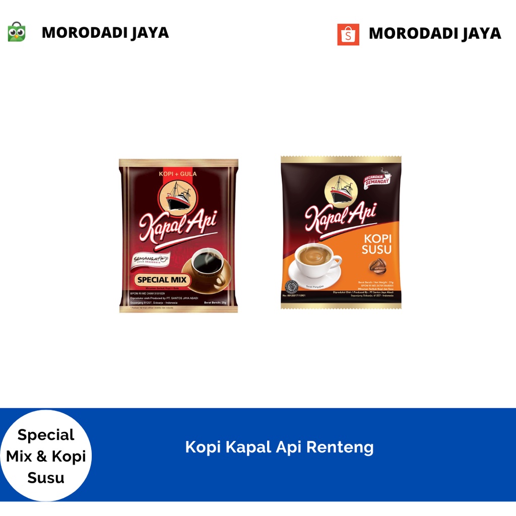 

Kopi Kapal Api Special Mix / Kopi Susu Renteng