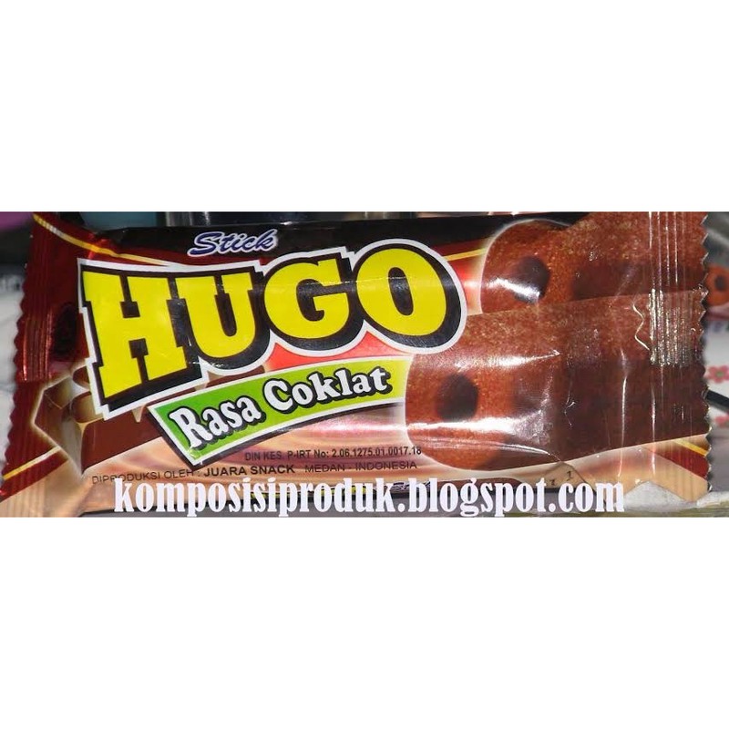 

hugo wafer stick jagung coklat