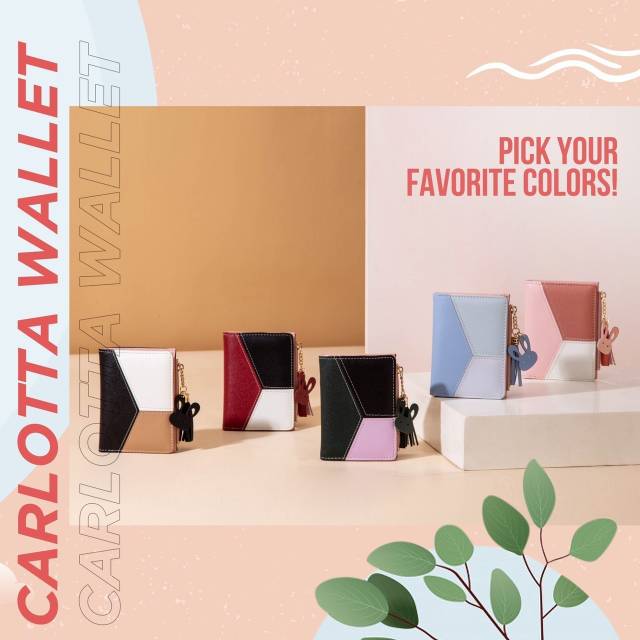 Dompet  Cewek Jims honey Carlotta wallet Dompet Cewek Lipat Dompet Cewek Kecil Dompet Cewek Branded