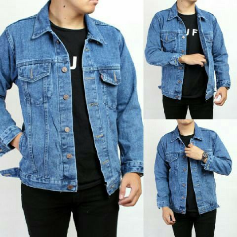 JAKET JEANS PRIA - JAKET LEVIS BIOWASH