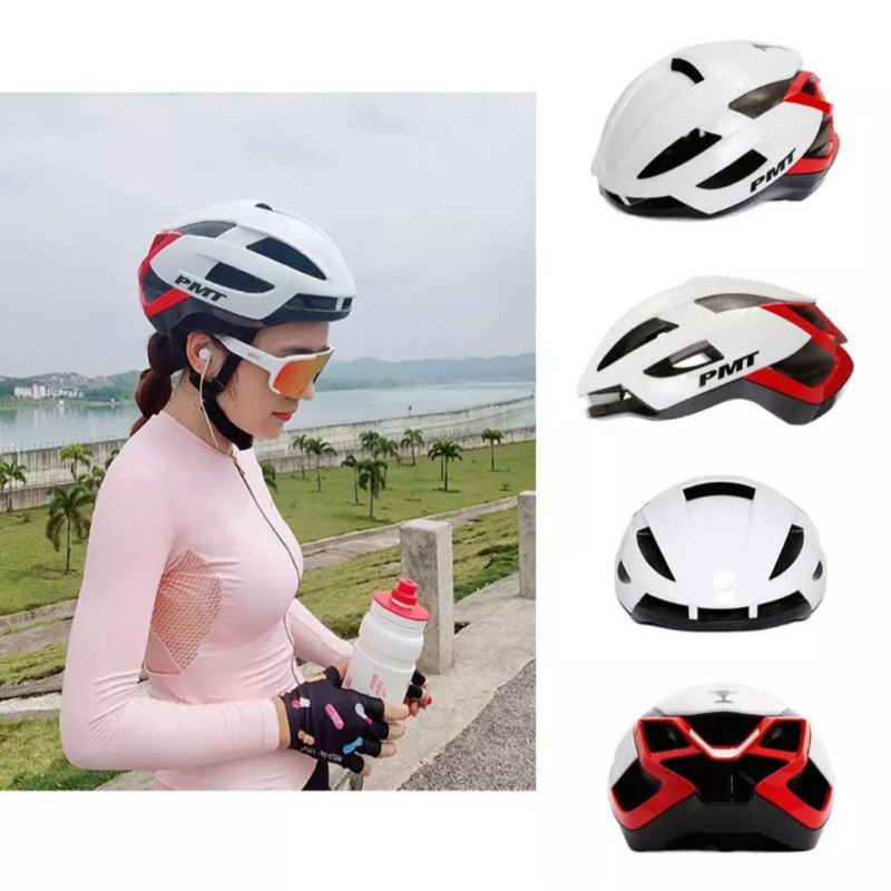 Helm Sepeda Roadbike MTB Sepeda Lipat PMT Helmet Original Cycling Helmet Roadbike Mountain Folding
