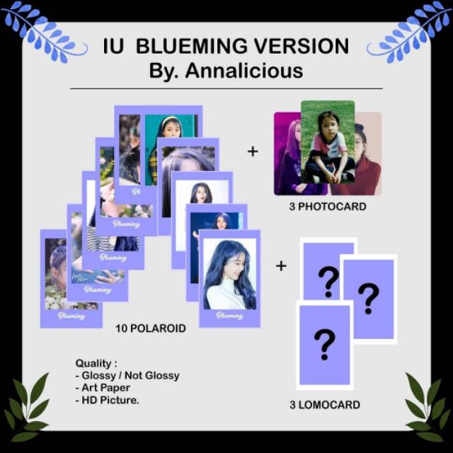 [POLAROID] IU - BLUEMING By. Annalicious