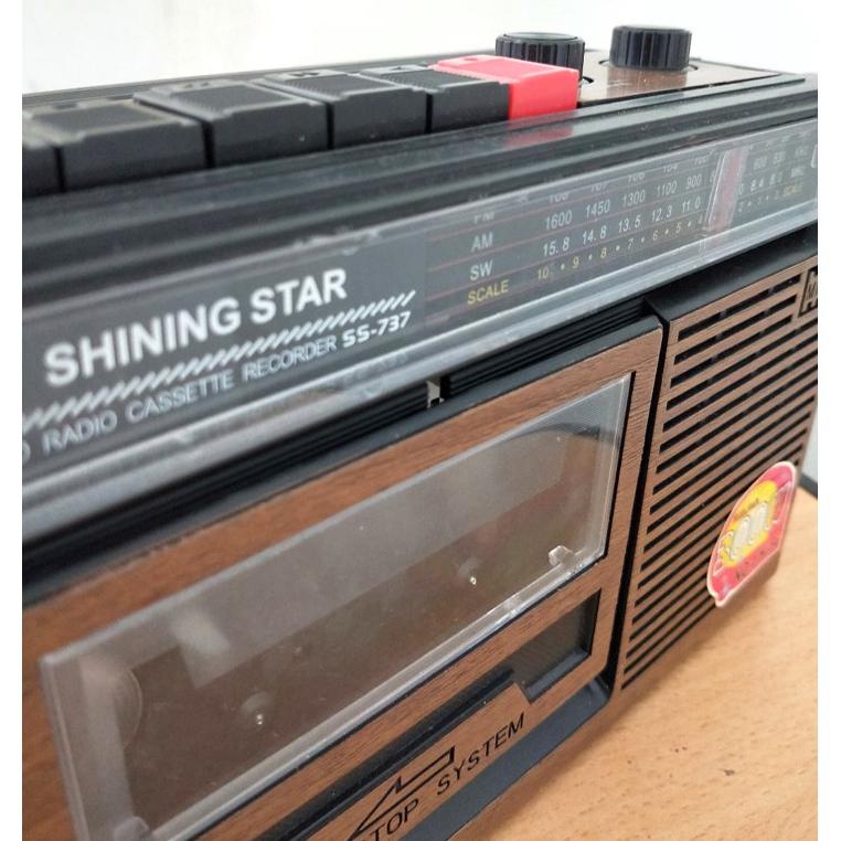 Termurah Radio Portable FM AM SW Radio Tape Pemutar Kaset Pita Cassette Player Serbuuu