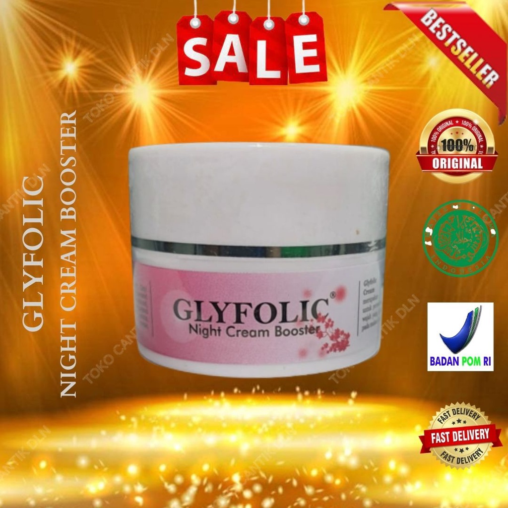 glyfolic night cream booster 10 gram