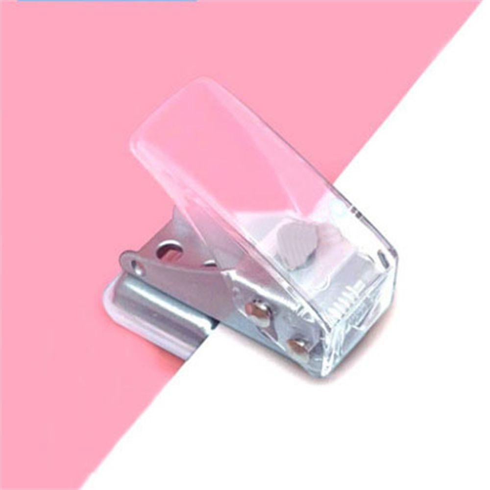 Lanfy Hole Puncher Single Ring Mini Alat Tulis Sekolah Untuk Scrapbooks Kerajinan Kertas Kapasitas 8lembar Handheld