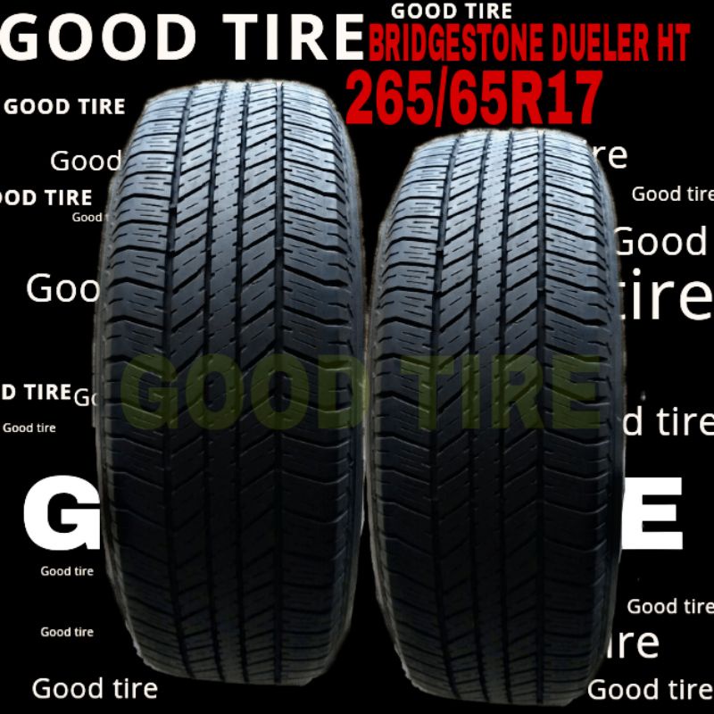 BRIDGESTONE DUELER 265-65-17 R17 RING 17 COPOTAN SEKEN SECOND BEKAS BAN MOBIL PAJERO FORTUNER MUX STRADA