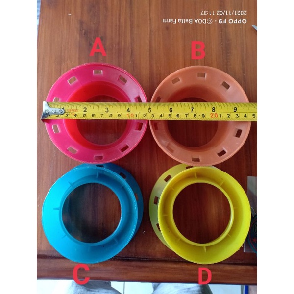 Gulungan Gelok Spool kuping senar pancing kecil