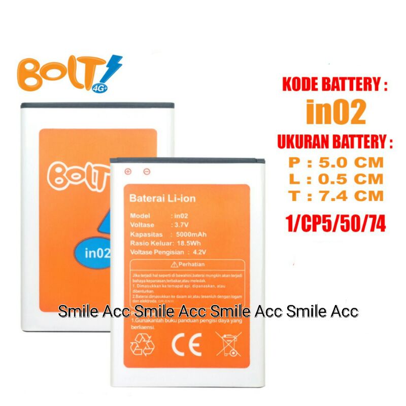 Baterai modem Bolt  in02  BL1 In01 in 01 M-42 M42  Speedup 4G LTE Aquila Slim  In 02 Original