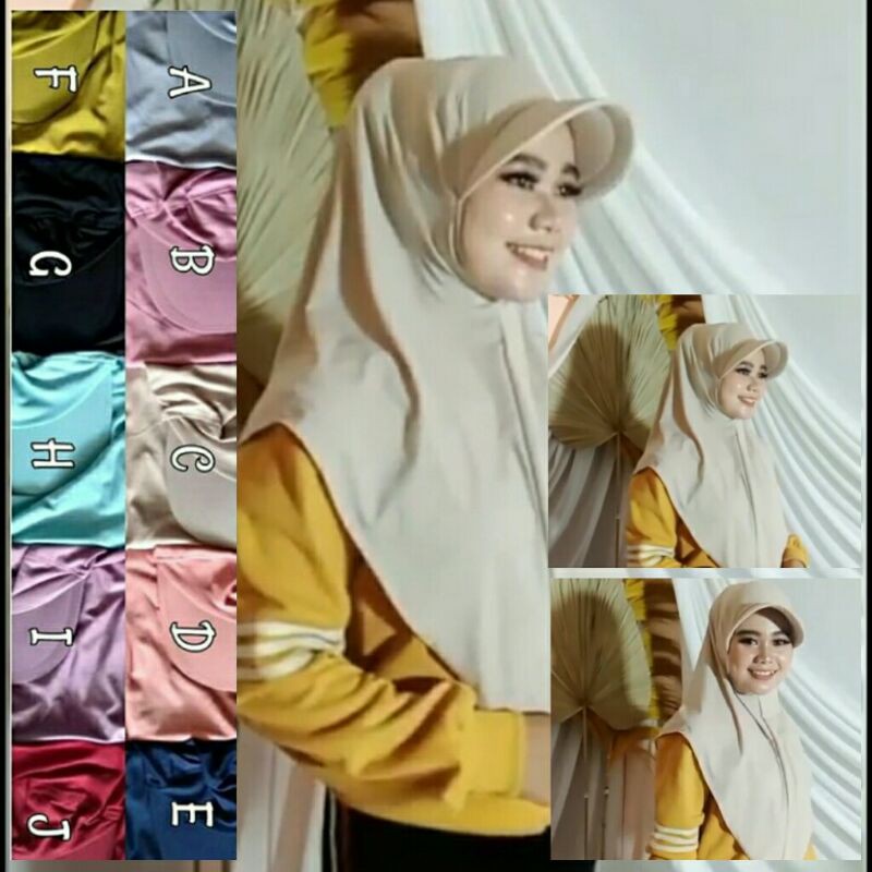 jilbab Topi dewasa