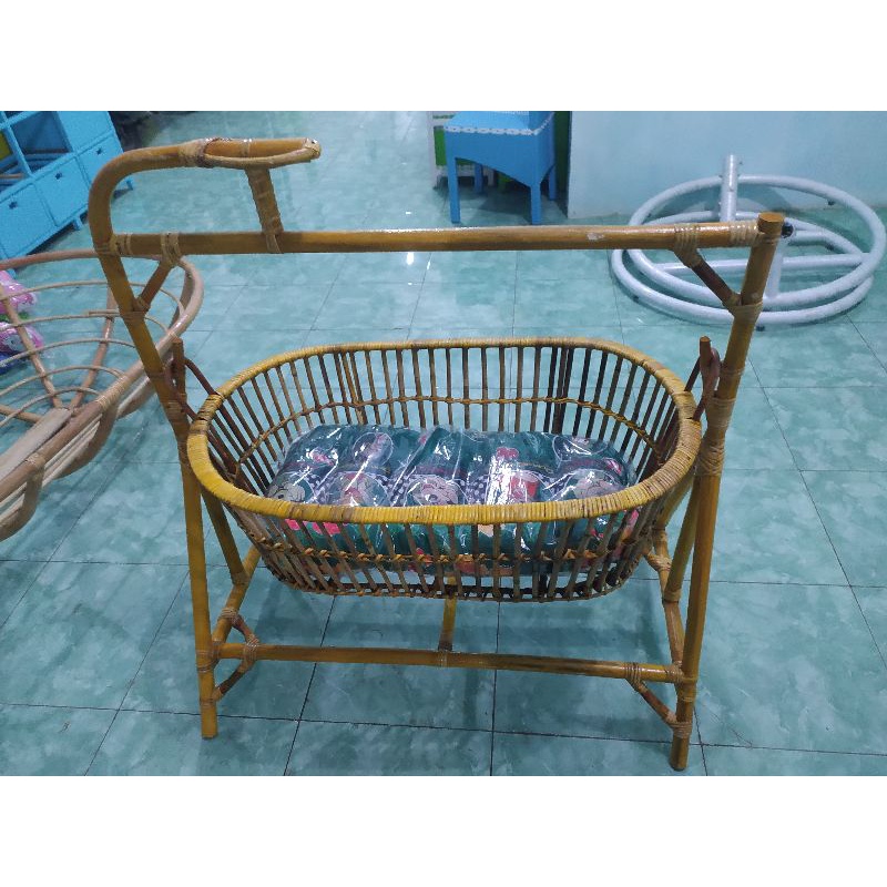 Ayunan Bayi Rotan asli ayun samping-3