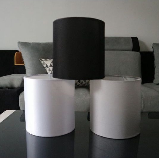 Kap lampu tabung 3 warna minimalis kap lampu tidur