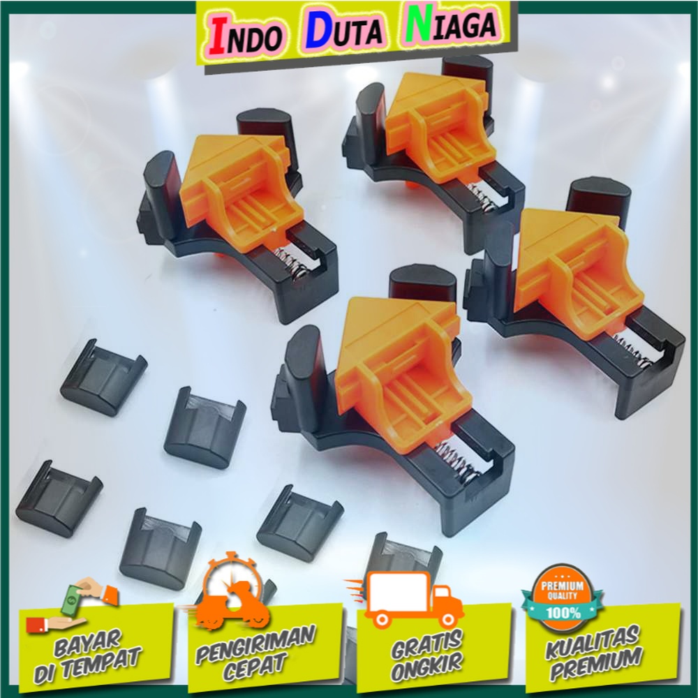 VAHIGCY Corner Clamp Clip Penjepit Sudut Kayu 90 Derajat 4PCS - AT8803