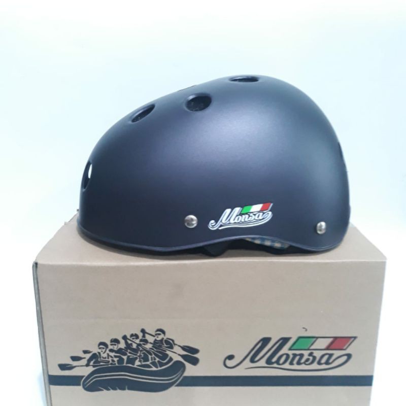 Helm Sepeda Monsa Monza Sparkling Brown Doff
