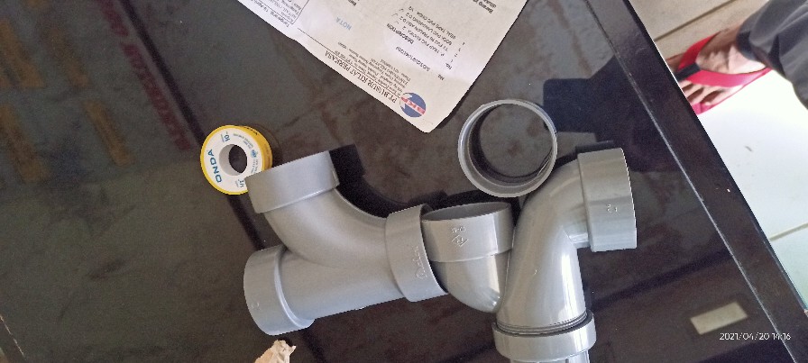 Tee Way 2 Inch (d) Branch Pvc Pralon / Sambungan Pipa