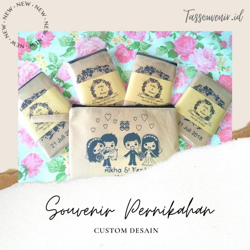 Souvenir Pouch Dompet Pernikahan Murah | Souvenir Pernikahan | Souvenir Pouch