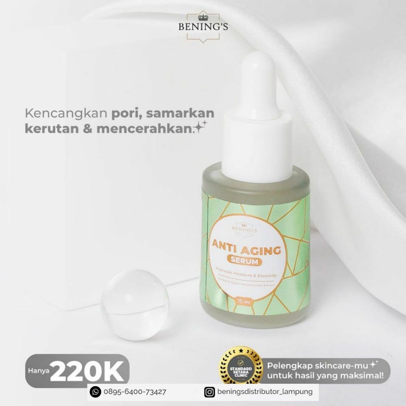 serum anti aging Bening’s Clinic