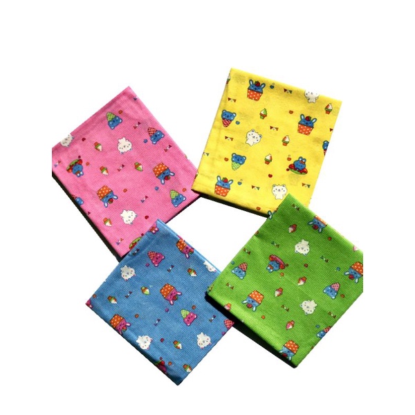 [PRNL001] 6 PCS  Bedong Bayi / Pernel Bayi  Ukuran Jumbo 90cm x 110cm dan Ukuran Sedang 90cm x 90cm