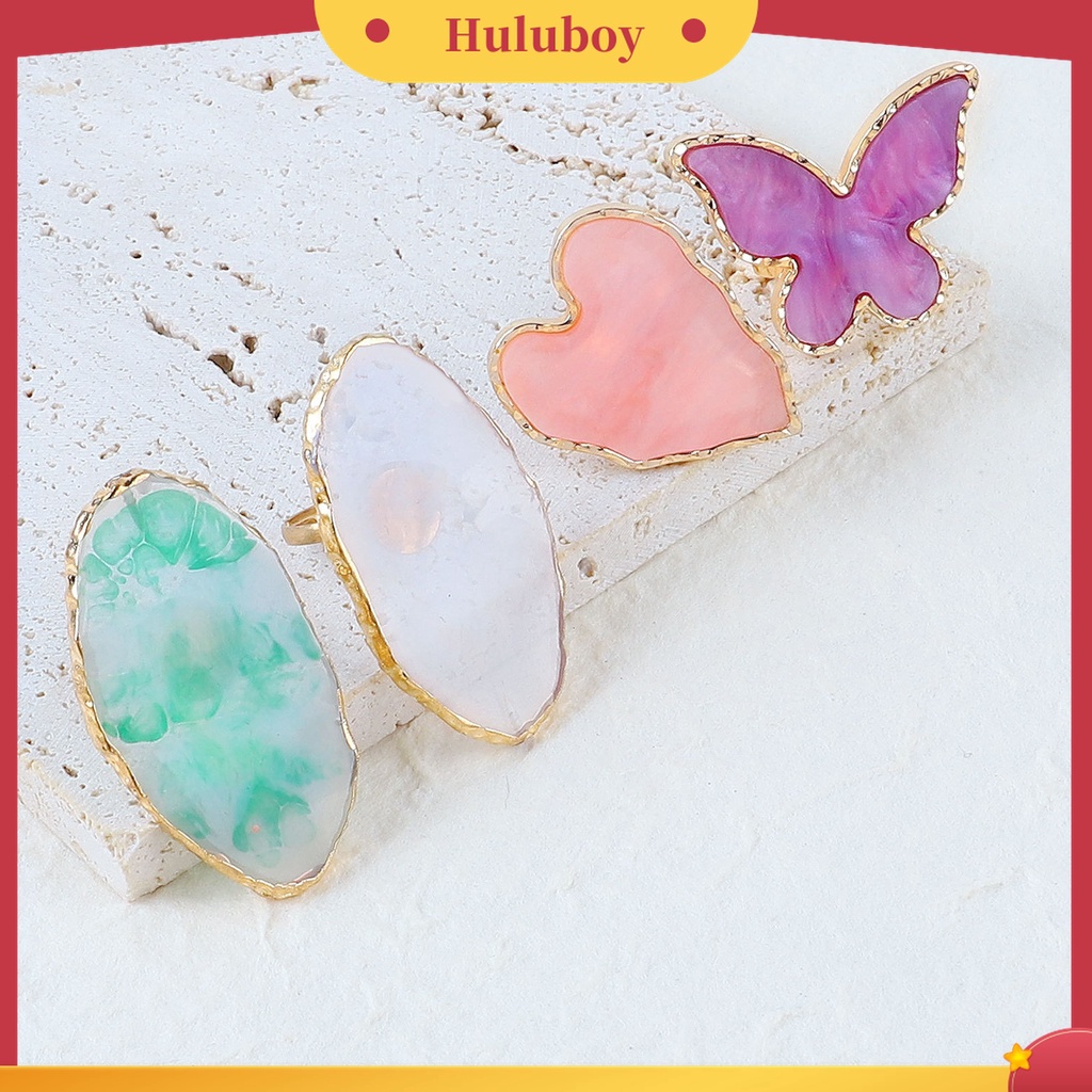 Huluboy Huluboy♡ Palet Display Warna Kutek Gel Bahan Resin Untuk Manicure