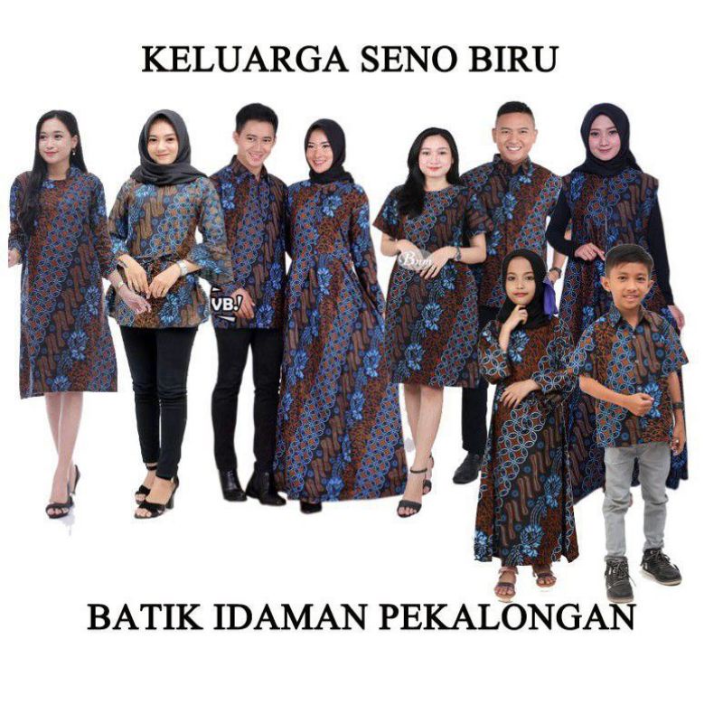 COUPLE GAMIS KALUARGA | BAJU BATIK KELUARGA | COUPLE KELUARGA TERMURAH