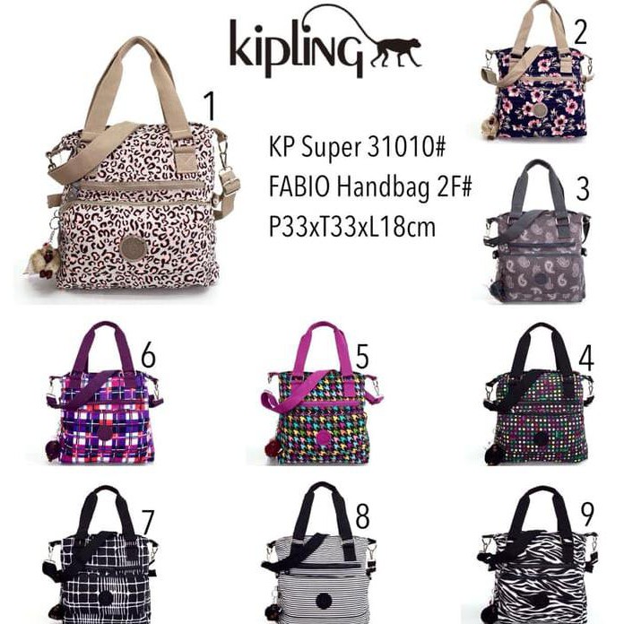 Tas Wanita Kipling Handbag Selempang Fabio Bag 31010 - 14 Medanbaiak.Store