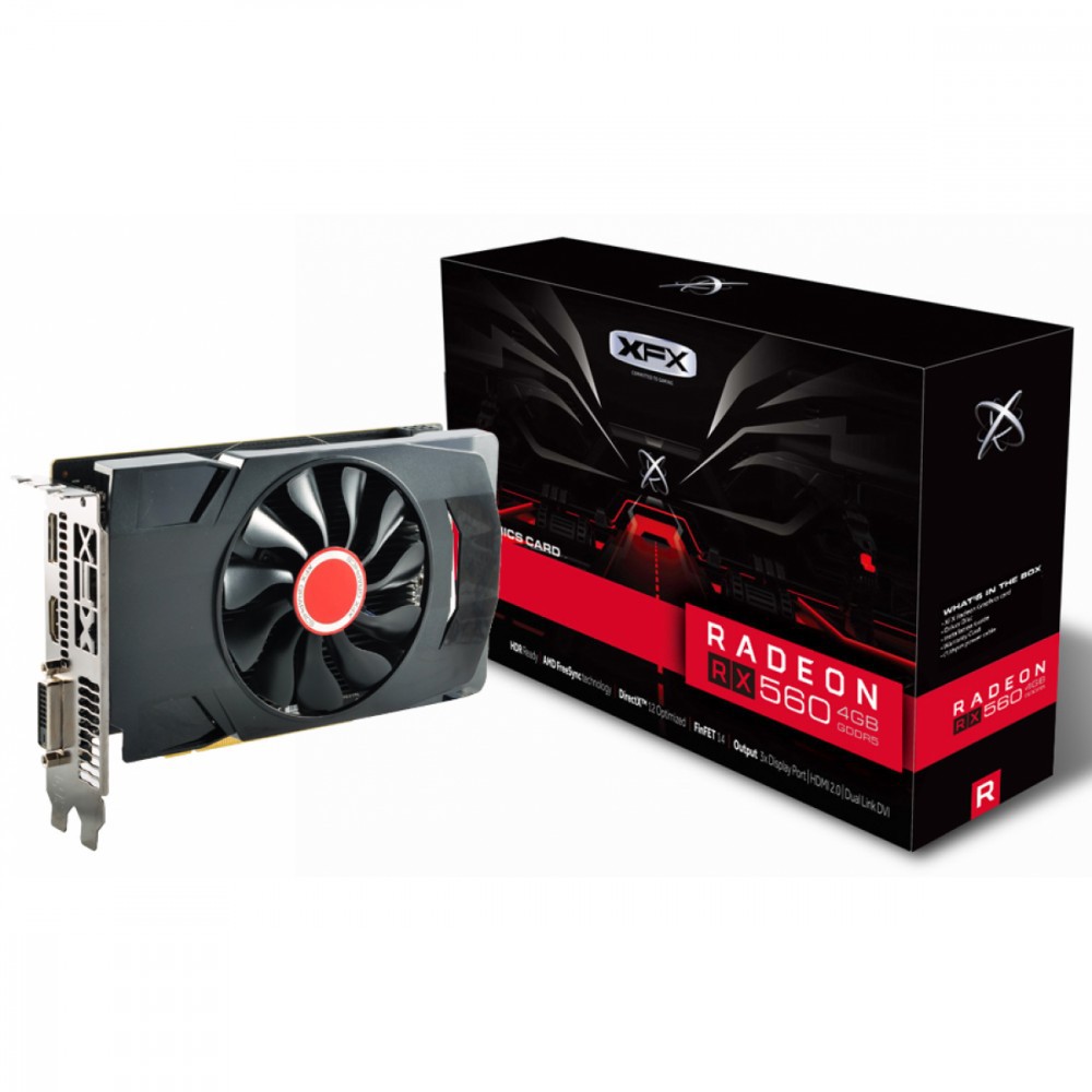 VGA XFX RX560 4 GB GDDR5 128 Bit