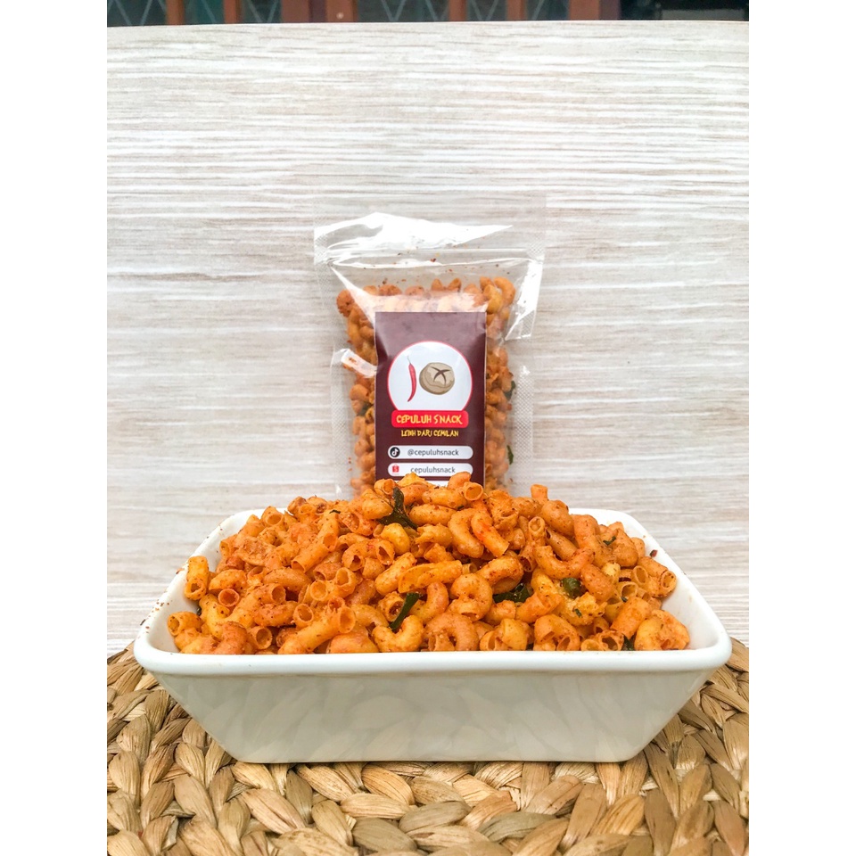 

Keripik Makaroni Pedas ukuran 100 gram