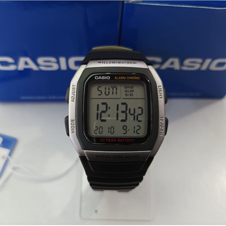 JAM TANGAN PRIA Casio W-96H-1AVDF ORIGINAL