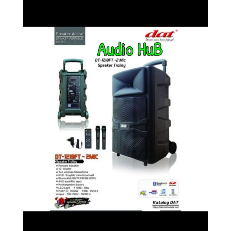 SPEAKER PORTABLE DAT DT 1210FT 12 INCH DAT DT 1210 FT 12 INCH MEETING