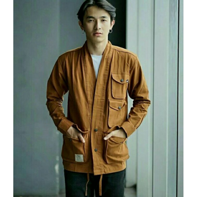 Jaket Kimono Semi Parka Pocket