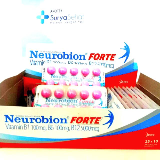 Neurobion Forte isi 10 tablet - neurobion pink