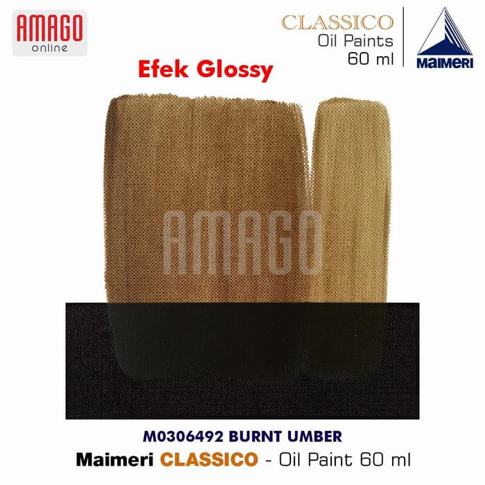 MAIMERI CLASSICO - OIL PAINT - BURNT UMBER - 60ML - M0306492