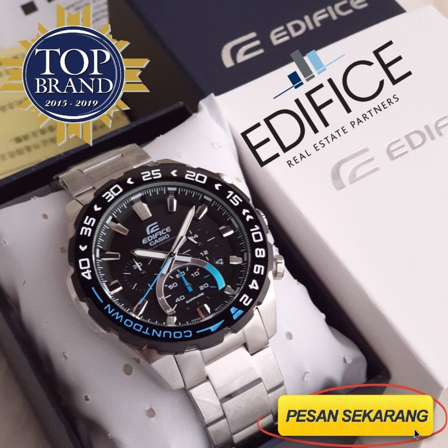 Hot Sale Jam Tangan Pria Merk Edifice Miyota100% Baterai Type : EFS-S550 EF2 Garansi 1th