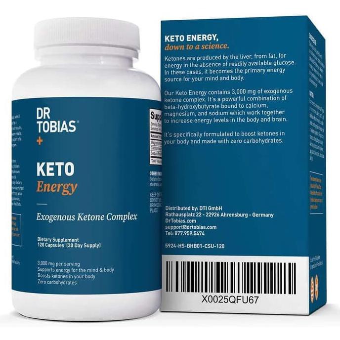 Dr Tobias Keto Exogenous ketone complex Asli/suplemen diet pelangsing