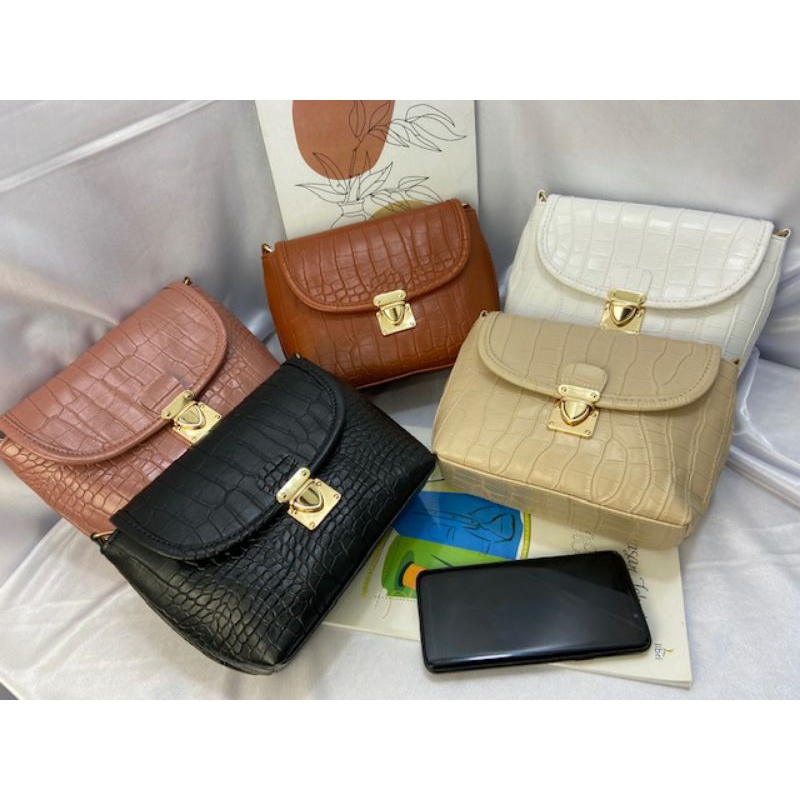 Quilen croco / tas croco / tas selempang wanita / sling bag