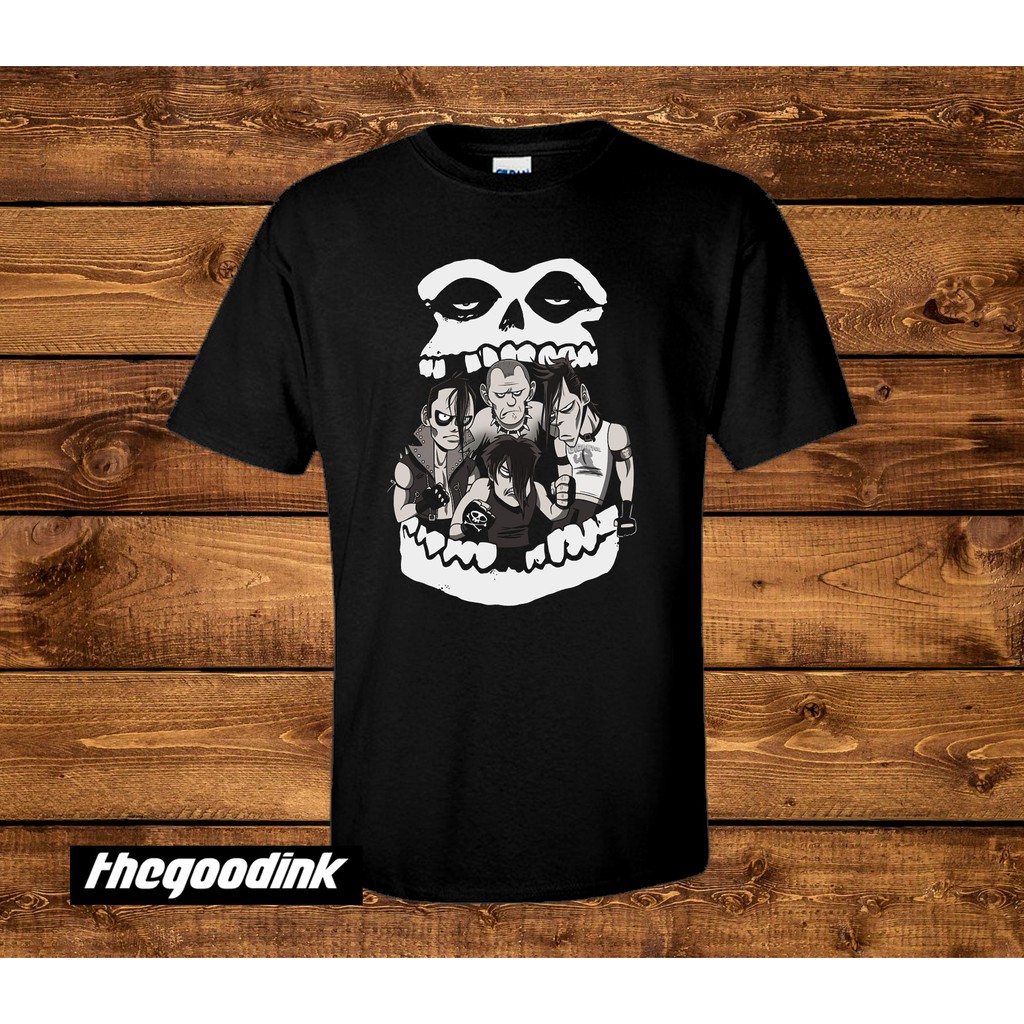 Kaos Misfits - Band Animation - Original Gildan T-shirt DTG Print