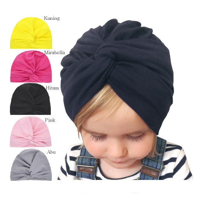 Turban Bayi / Topi Turban Anak / Turban Anak Lucu