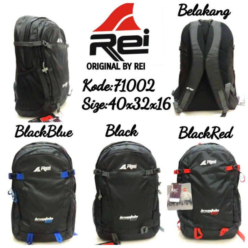 TAS RANSEL PUNGGUNG OUTDOOR COWOK REI ORIGINAL 71002