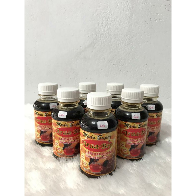 

Madu Super AraaBee Lebah Liar Hutan Belantara, 150gr (The Best Quality) 100% Murni!