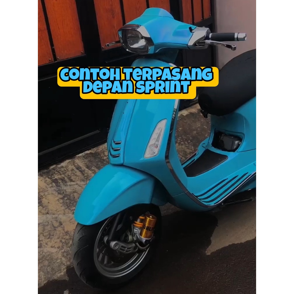 shock custom vespa matic depan ( Baru) lx,s,sprint