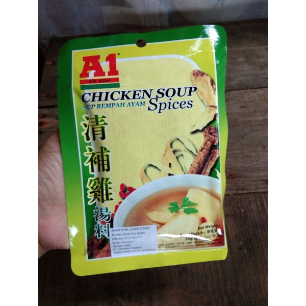 

HALAL..!! A1 Chicken Soup Spices / Bumbu Sup Rempah Ayam / Bumbu Sup Ayam / Bumbu Soup Ayam / Bumbu Herbal Instan